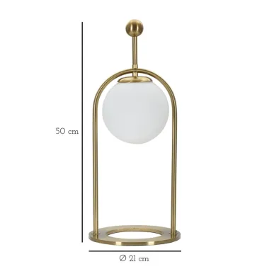 LAMPA STOŁOWA GLAMY ARC -B- 21X50 cm